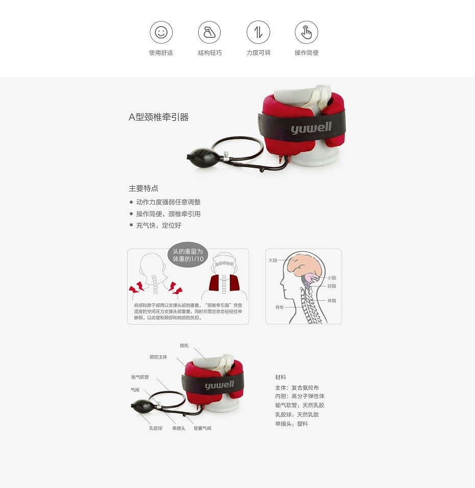 魚躍頸椎牽引器