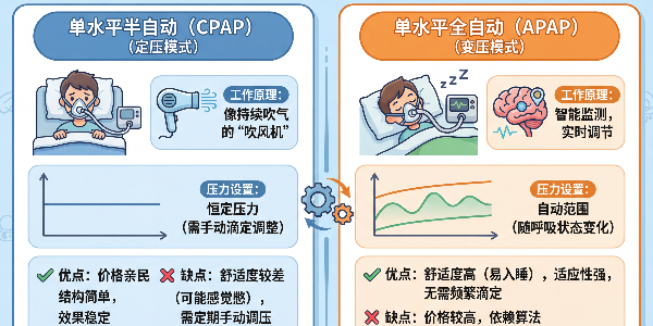 單水平半自動 vs 全自動呼吸機：買前一定要搞懂的關(guān)鍵差別